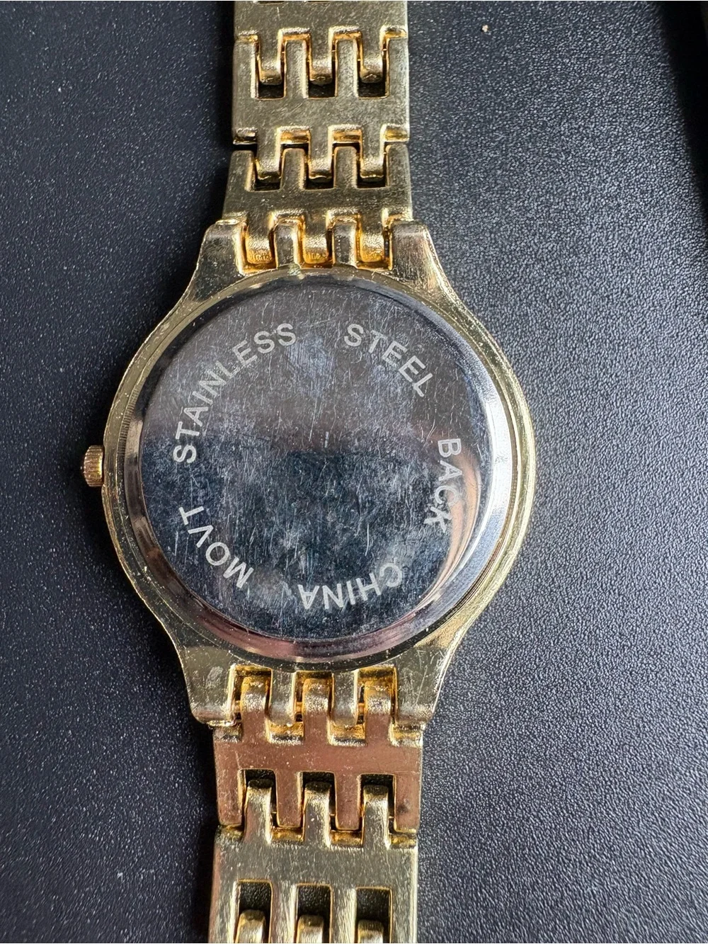 Classique Gold Tone Bracelet Watch with White Dial